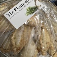 Meatless Empanada (Beyond Meat) and Samosa platter  at The Plantisserie in Miami