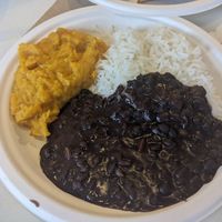 Butternut squash, black beans, and rice at The Plantisserie in Miami