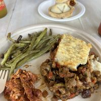 Jackfruit Ropa vieja, Shepards pie was a little like Picadillo with potatoes on top… I liked it!  at The Plantisserie in Miami