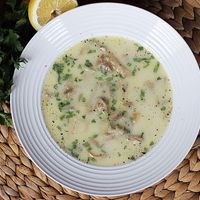 Vegan Tripe Soup at Unison - Plant Based Food in Bucharest