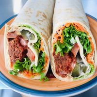 Veggie Wrap at Unison - Plant Based Food in Bucharest