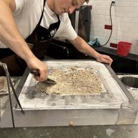 Ice cream in the making   at Rolled Mountain Creamery - Riverside Dr in Reno