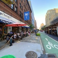 Outside  at Playa Betty's in New York City