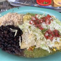 Vegan enchiladas   at Playa Betty's in New York City