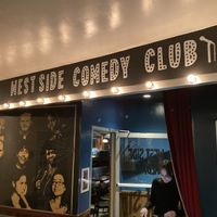 Comedy club downstairs; you can eat your food here. at Playa Betty's in New York City