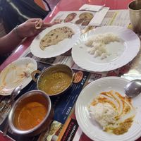 Sorry almost ate the whole dal and butter paneer before taking picture  at Namaste Dhaulagiri in Kyoto