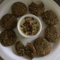 falafel hummus plate  at Loving Hut - Vegan Paradise in Gurgaon