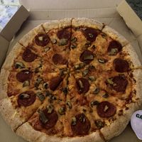 Vegan Cheese & Tomato with added mushrooms and jackfruit pepperoni (XXL)  at Papa John's in Maidstone