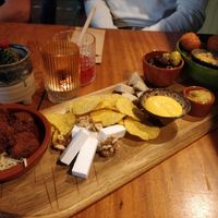 Cheese and snack platter at Bistro Calypso in Eindhoven