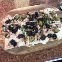 Pizza funghi at Bistro Calypso in Eindhoven