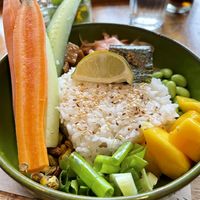 Poke bowl  at Bistro Calypso in Eindhoven