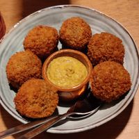 Draadjesvlees bitterballen at Bistro Calypso in Eindhoven