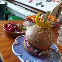 Falafel Burger at Bistro Calypso in Eindhoven