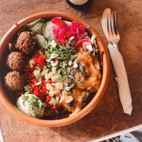 Love their falafel, even better in a wrap😄 at Bistro Calypso in Eindhoven