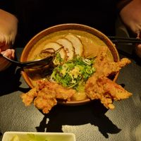 Double meat miso ramen at Shinbu Sakiya Ramen - 麺匠真武咲弥 in Tokyo