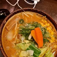 Spicy ramen at Shinbu Sakiya Ramen - 麺匠真武咲弥 in Tokyo