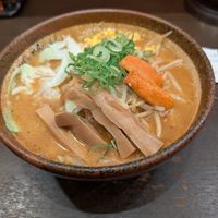The vegan spicy miso ramen 🍜 was so good 🤤 at Shinbu Sakiya Ramen - 麺匠真武咲弥 in Tokyo