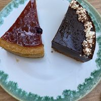 Vegan cakes  at Suro Gastrobar in Valencia