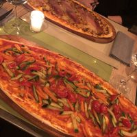 Vegan pizza  at AmaMi in Milan