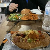 Vegan doggy with Beyond Meat sausage (ordered without fries and salad) at Choco Kebab Cafe in Bugibba