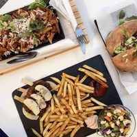 Pasta, Mushroom Sandwich and Jackfruit ribs! at Choco Kebab Cafe in Bugibba