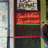 Hyde park  at Can't Believe It's Not Meat - Hyde Park in Chicago