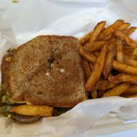 Philly Melt at Can't Believe It's Not Meat - Hyde Park in Chicago