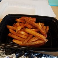 seasoned fries at Can't Believe It's Not Meat - Hyde Park in Chicago