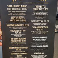 Menu at Can't Believe It's Not Meat - Hyde Park in Chicago