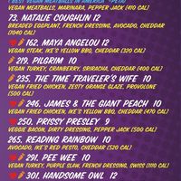 Many options for vegans  at Ike's in Vallejo