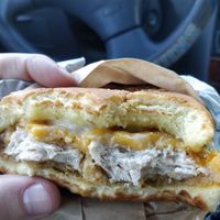 Fish Sandwich after getting into a fight with me at Vegan Picnic - Polk St in San Francisco