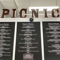 Menu  at Vegan Picnic - Polk St in San Francisco