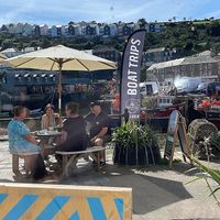 View from our table  at She Sells in St Austell