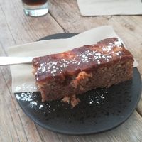 Vegan banana and peanutbutter cake at She Sells in St Austell