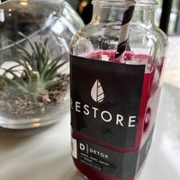 Awesome juices and avo toast!!! (and smoothies, bowls, and lots of other yummies!) 🍋🍎🥑 Just around the corner from Playhouse Square. 😋  at Restore Cold Pressed in Cleveland