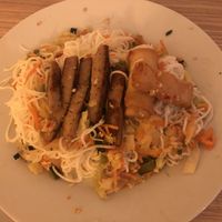 The picture quality is terrible as I took it home and ate it but the food was amazing and the presentation was really nice prior to me dumping it on a plate.  at Liu Lin in Brussels