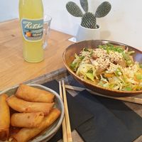 Mini spring rolls at Liu Lin in Brussels
