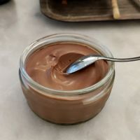 Chocolate mousse at Liu Lin in Brussels