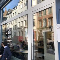 Outside  at Liu Lin in Brussels