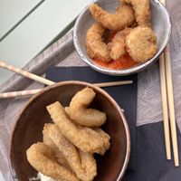 Shrkmps and calamares  at Liu Lin in Brussels