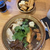 noodle soup  at Liu Lin in Brussels