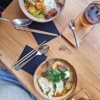 Vegan curry and ramen at Liu Lin in Brussels