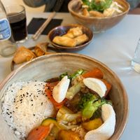 Mushy and overcooked.  Tasted waaayyyy to sweet at Liu Lin in Brussels