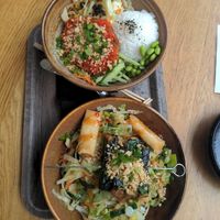 One meal with rice, one with noodles ! at Liu Lin in Brussels