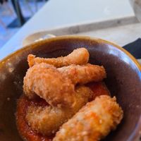 Tempura konnyaku 7,5€ at Liu Lin in Brussels