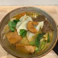 Heart-warming noodle soup (18,5€) at Liu Lin in Brussels