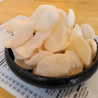 Shrimp crackers at Liu Lin in Brussels