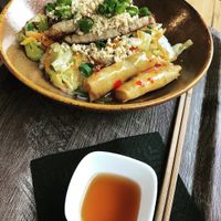 Glass noodles with veggies  at Liu Lin in Brussels