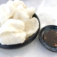 Prawn crackers  at Liu Lin in Brussels