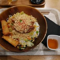 Lin's rice noodle bowl ❤️ at Liu Lin in Brussels